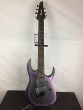 Very Good Ibanez RGD71ALMS Axion Label 7-String Multi-Scale Electric Guitar, Ebo