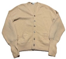 Vtg 60s/70s Wool Blend Cardigan - Grandpa Sweater M
