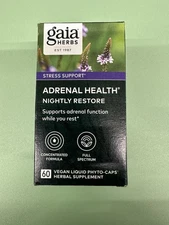 Adrenal Health Nightly Restore - Herbal Supplement with Ashwagandha, Magnolia