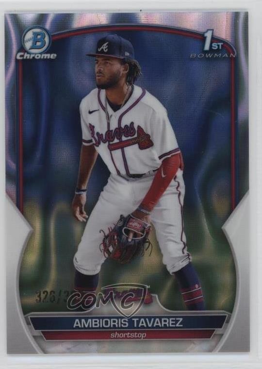 2023 Bowman Chrome Prospects Lava Refractor /399 Ambioris Tavarez #BCP-33 0nr3