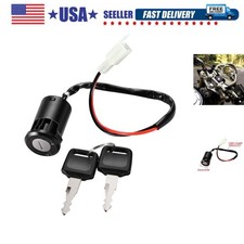 2 Wire Ignition Key Switch On Off 2 Position Replacement for 50cc 70cc 90cc 1...