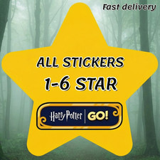 Monopoly Golden Blitz GO Stickers 1-6  Harry Potter FAST Delivery
