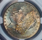 1883 O Morgan Silver Dollar MS 63 NGC $1 Nicely Toned — photo 4