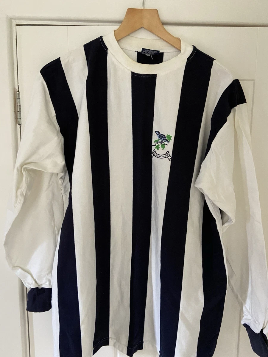 Poster West Bromwich Albion FC – Maillot Rétro Vintage – Taille A4 – Fabriqué UK