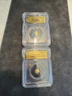 Lot Of 2 ICG Ms70 Gold Eagle Heads 1/500th Oz Gold