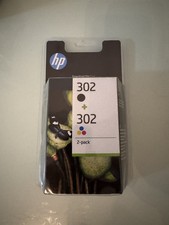 HP 302 original Tinenpatronen Schwarz und Farbe Multipack X4D37AE NEU