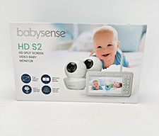 Babysense HDS2 5" HD Split-Screen Baby Monitor and 2 Cameras - SEALED NEW