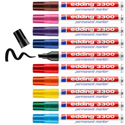 Edding 3300 Permanentmarker - Wählen Sie Ihre Wunschfarbe
