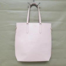 MICHAEL KORS Sinclair North South Faux-Leather Shopper Large Tote Bag in Pink