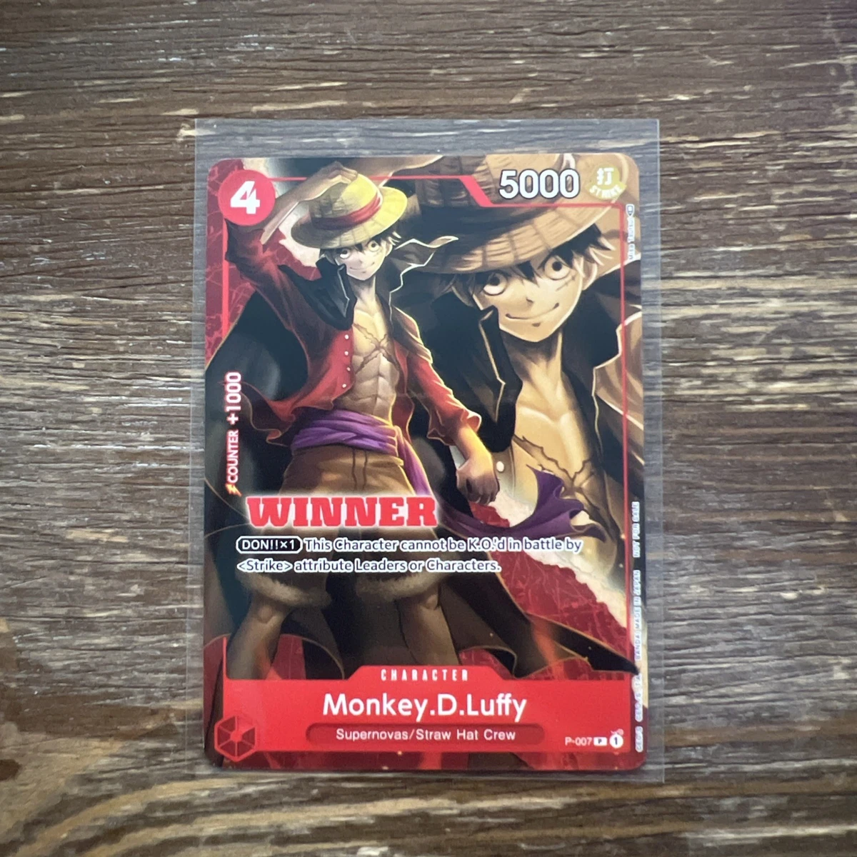 Monkey.D.Luffy-P-007 P-007 One Piece Promotion Cards for sale | eBay