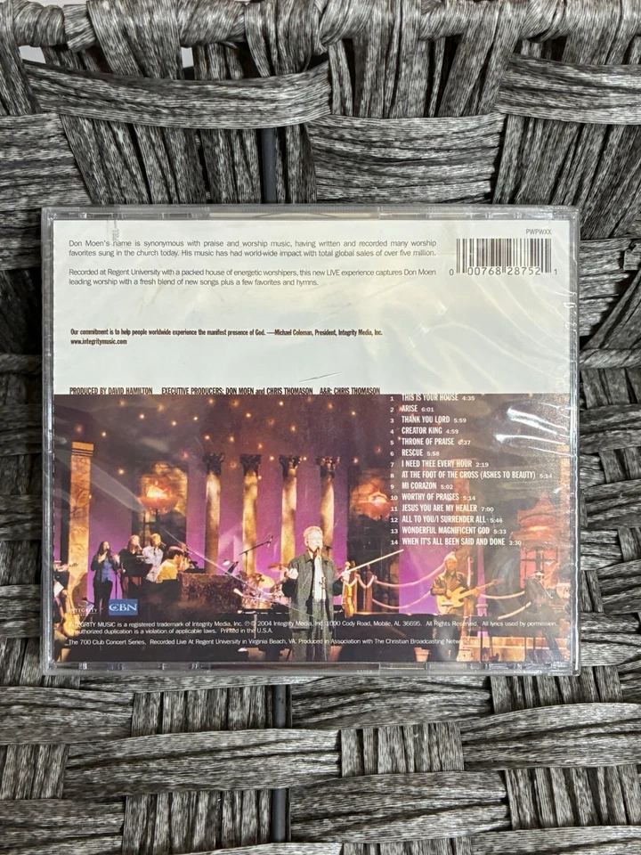 Thank You Lord Music Don Moen Cd Sealed Foto 2 de 3