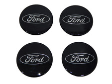 Set Of 4 New Oem 2015-2025 Ford 2.5 Wheel Center Cover Cap Black Fl3z-1130-l