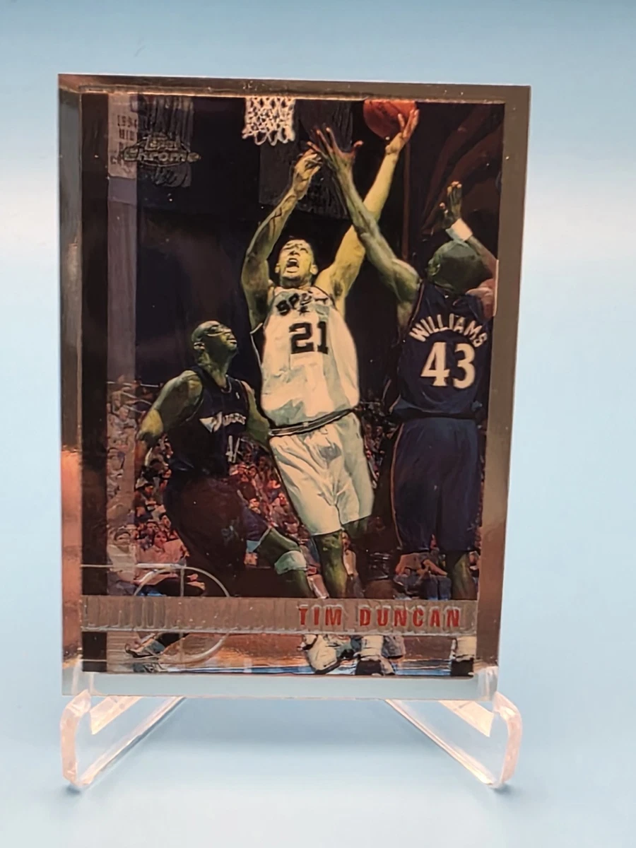 Topps Chrome Tim Duncan 1997-98 #115 for sale | eBay