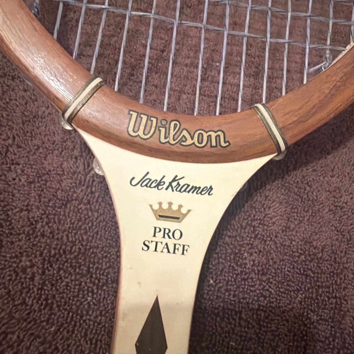 Vintage Wilson Jack Kramer Pro Staff Wooden Tennis Racket Classic