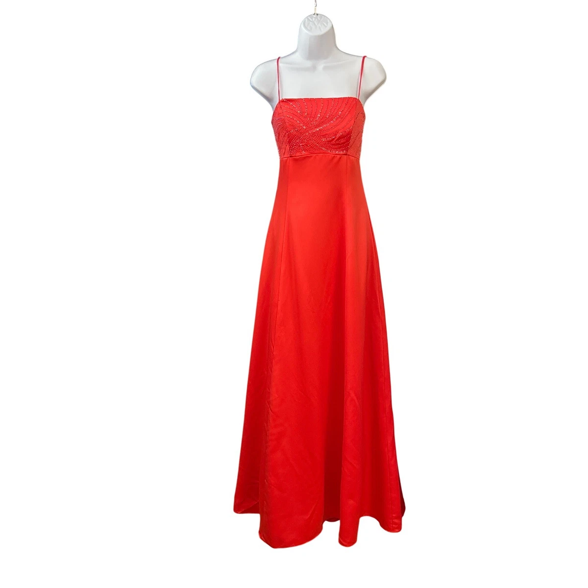 Prom Red 1990s Vintage Dresses for Women for sale