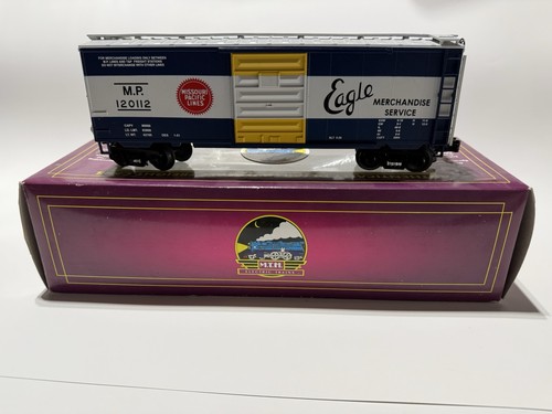 MTH 20-93008 ESCALA O MTH MISSOURI PACIFIC EAGLE PUERTA BOXCAR | Zustand: Used