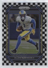 2022 Panini Prizm Black & White Checker Prizm Allen Robinson II #161 11p9