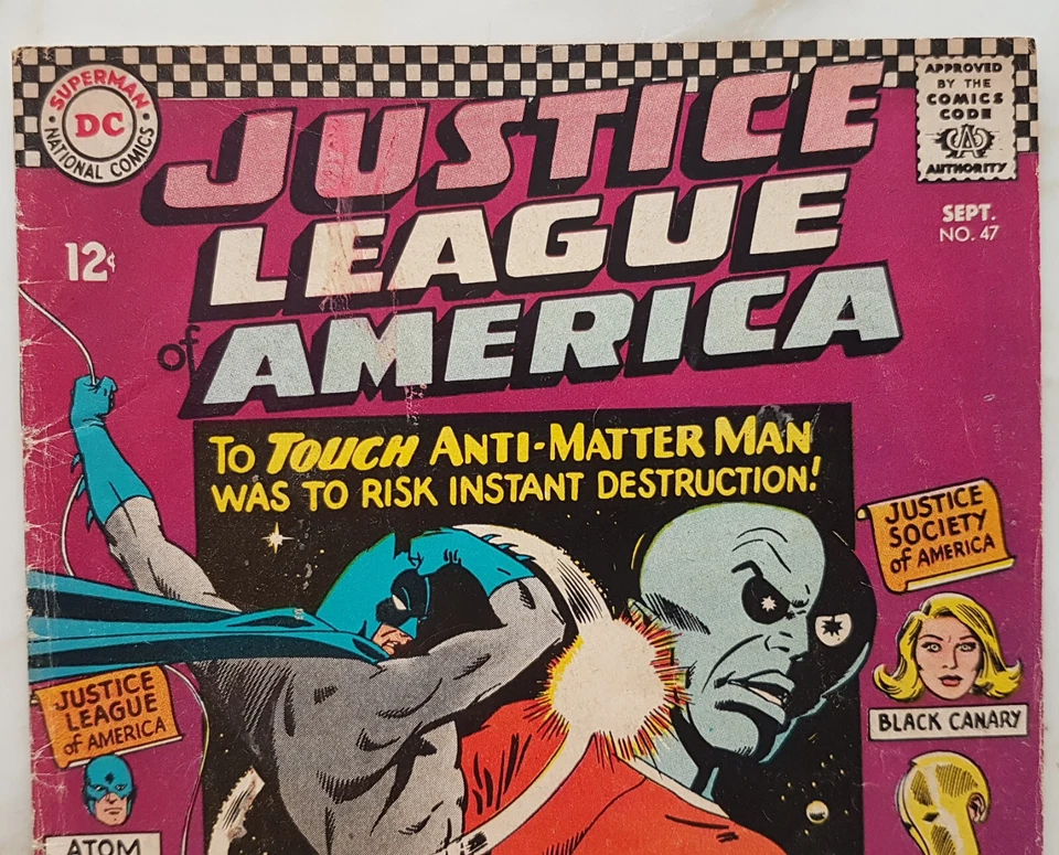 JUSTICE LEAGUE OF AMERICA # 47 - DC COMICS 1966 - ottimo - Immagine 2 di 4