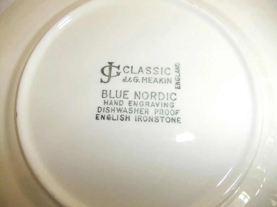 J & G Meakin Blue Nordic Classic vintage Scandi style tableware 6F5B # - Image 2 of 4