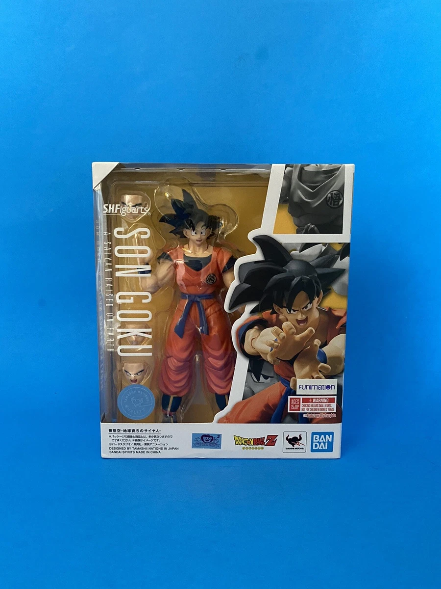 Boneco Son Goku (A Saiyan Raised On Earth): Dragon Ball Z - S.H