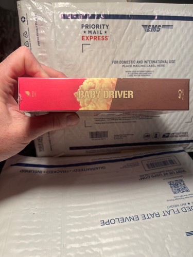 NEW BABY DRIVER BLU-RAY FULL SLIP XL STEELLBOOK+CD+LENTI FILMARENA! SHRINK TEAR - Picture 3 of 9