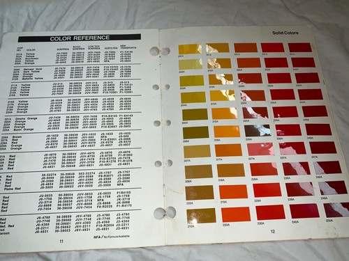 Selten Vintage 1988 Sherwin-Williams Farbmuster Chips Buch Flottenauswahl - Bild 3 von 6