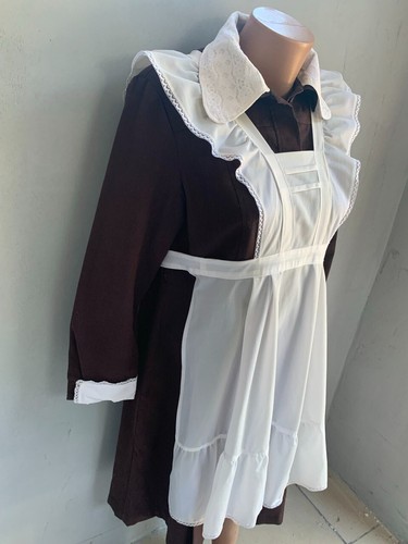 One Vintage school uniform, Soviet student uniform, Soviet student dress - Picture 4 of 13