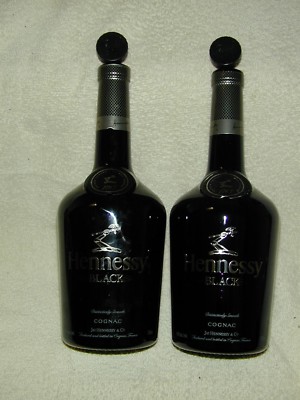 3) HENNESSY BLACK COGNAC 750 BOTTLES W/CAPS EMPTY | eBay