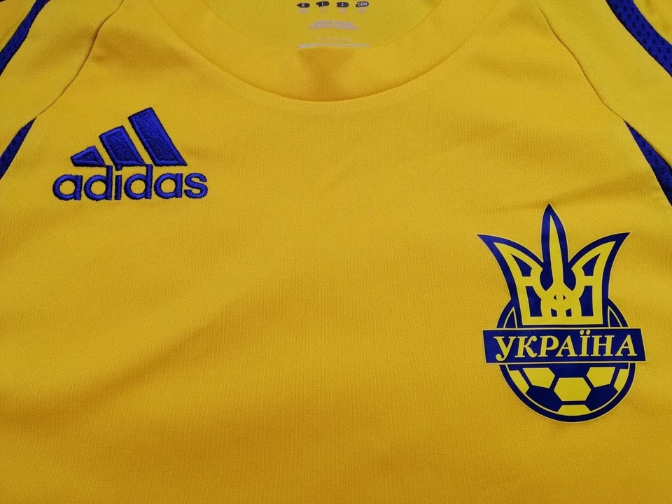 Украина 2009 тренировочная футболка джерси Adidas размер S - M - Изображение 4 из 4