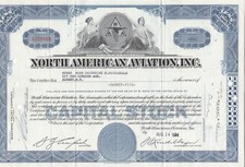 North American Aviation, Inc. Stock Certificate
