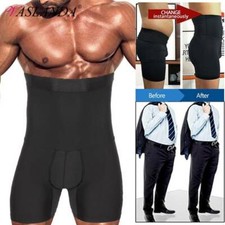 Men's Compression High Waist Slim Shaping Pants Tummy Control Shapewear