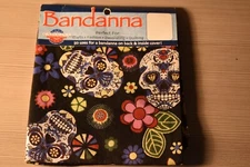 Carolina Creative Bandanna (Day of the Dead) 22" x  22" NEW