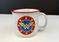 Wonder Woman Logo  DC Comics  Spoontiques  Coffee Mug/Cup  Speckled Design