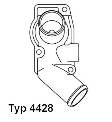 Wahler 4428.92D Thermostat FüR Astra G Zafira A 2.0D 08.99-06.05 Opel-image