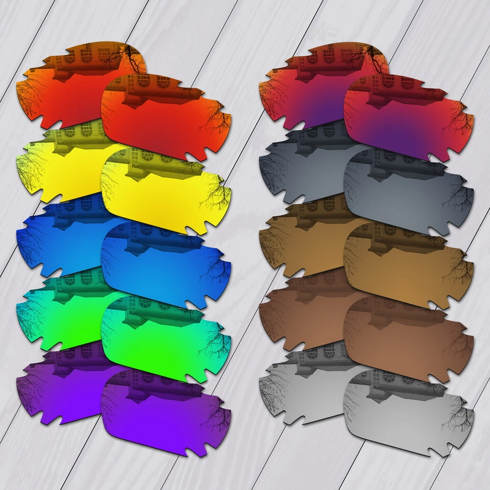 TARGETVISION POLARISIERTE Ersatzlinsen for Oakley Jawbone Vented Anti-Scratch Mehrfarbig