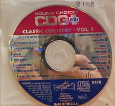 SC8158     COUNTRY HITS SOUND CHOICE KARAOKE CDG HARD