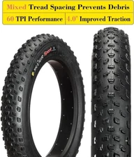 20x4.0" Fat Bike eBike Folding Tire 60TPI  and/or Inner Tube Mountain Snow Beach