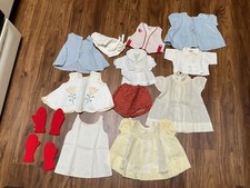 Vintage Antique Clothing Dress 50s 60s dress USA clothes huge lot mittons shirts