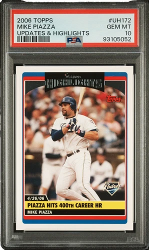 Mike Piazza Baseball Grade 10 Sports Trading Cards & Accessories