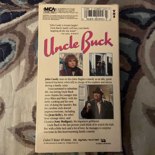 Uncle Buck (VHS, 1996) - Picture 2 of 4