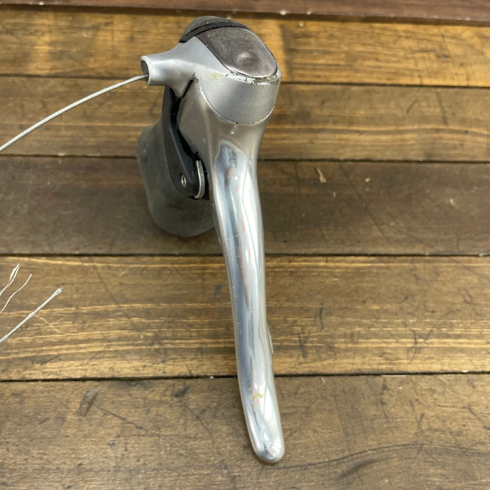 Vintage Shimano Dura Ace  Shifter 2s Speed ST-7700 Shift Lever Double WEAR - Image 4 of 4