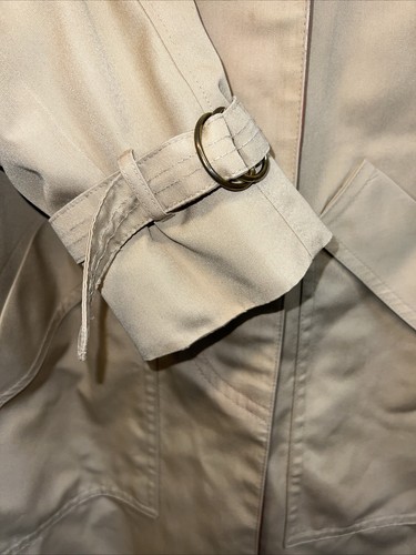 VTG Women’s Misty Harbor Mariner 2 Trench Coat Khaki US XL Removable Wool Liner - Picture 4 of 15