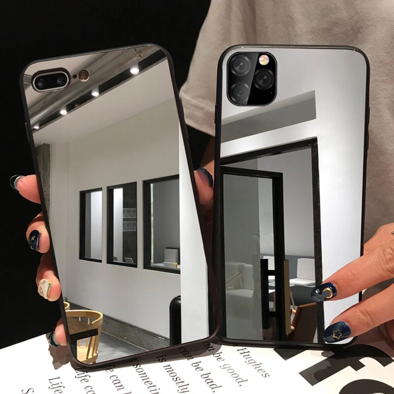 Luxury Mirror Phone Case TPU Bumper Back Cover For iPhone 13 12 11 Pro Max XR 7