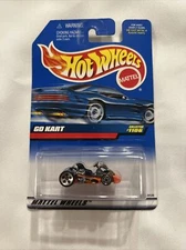 1998 Vintage Hot Wheels Collector #1106 GO KART Orange w/Chrome 5Dot Sp-Front MW