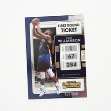 2021-22 Panini Contenders Basketball #35 Zion Williamson /149 First Round Ticket