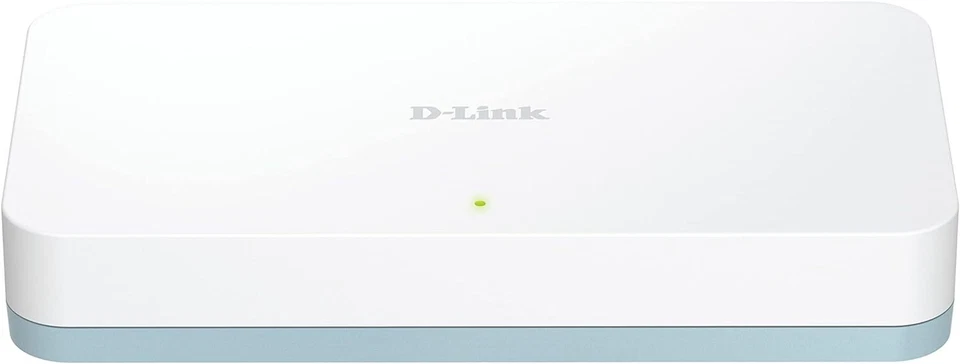 D-Link DGS-1008D Ethernet 8x 10/100/1000 Mbit Desktop Switch 8-Port Gigabit Weiß - Bild 2 von 4
