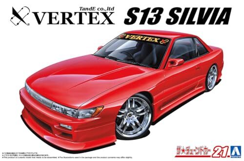 Aoshima The Tuned Car Series No.21 VERTEX PS13 Silvia '91 1/24 Plastic Model Kit