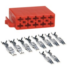 ISO Stecker Leergehäuse 10 Polig inklusive 1...