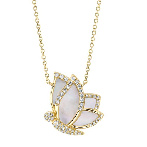 Qings Collana Con Ciondolo Farfalla In Madreperla - Placcata Oro 14K, Regolabile, Per Donne E Ragazze, Regalo In Confezione Elegante