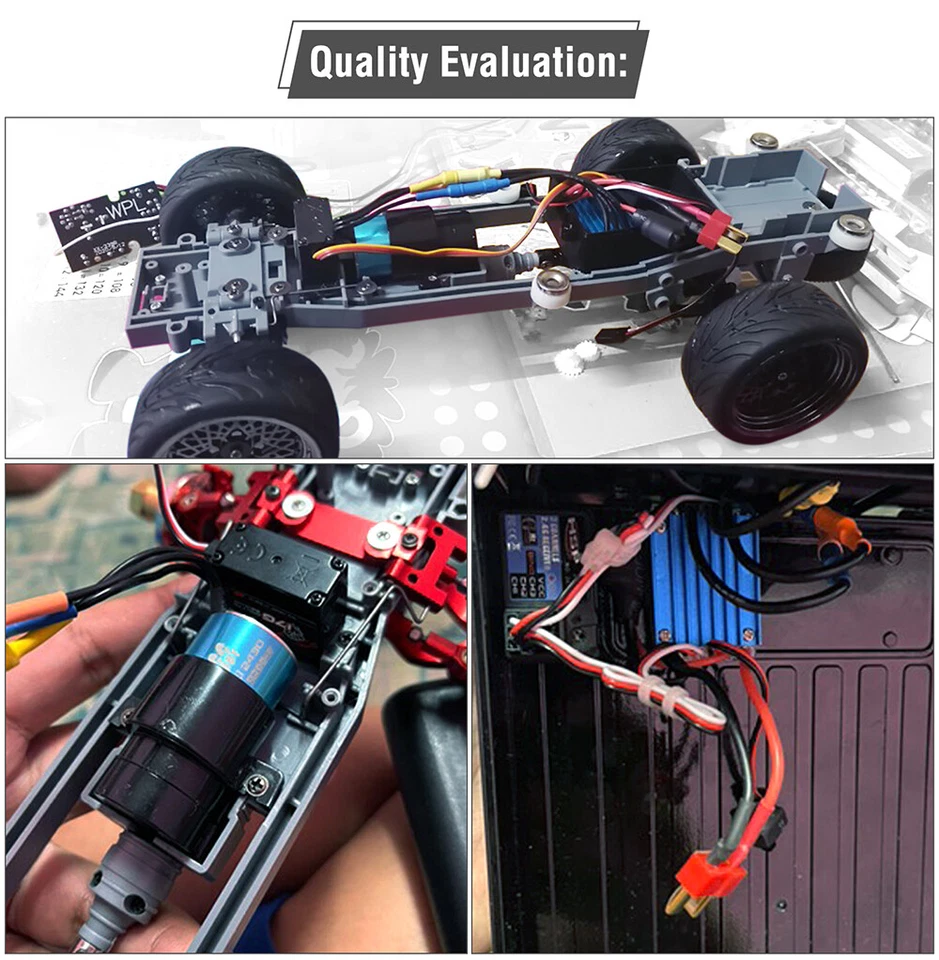 Surpass Hobby 2430 8200KV 7200KV 5800KV Motor / 25A ESC for 1/18 1/16  Car - Image 3 of 4